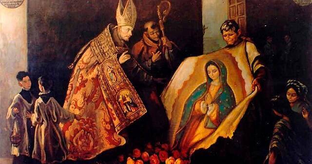 Virgen de Guadalupe y aparición a Juan Diego