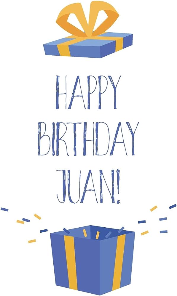 Happy birthday images for Juan