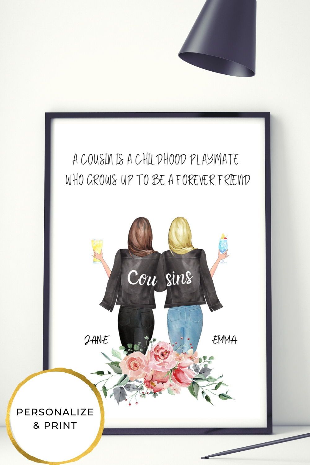 Customized gift ideas for surprising your cousin's birthday