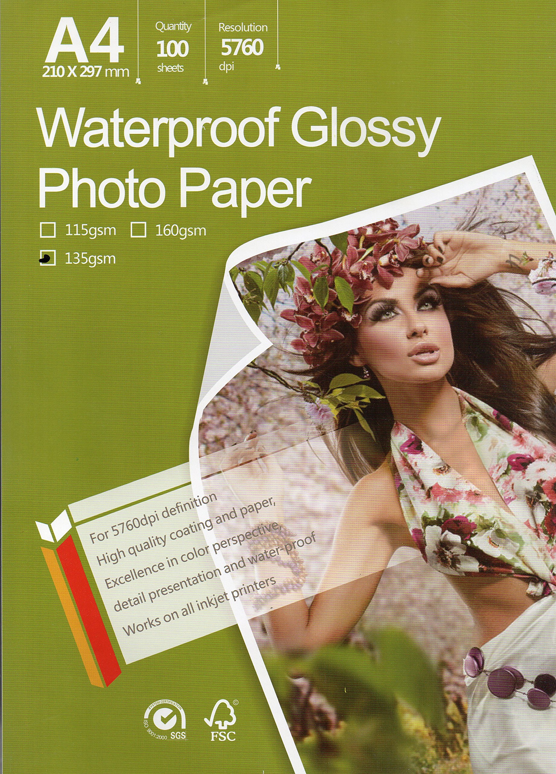 Printed image on high-quality glossy photo paper