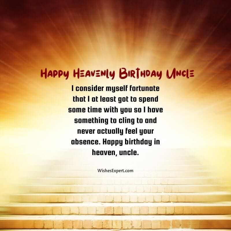 Birthday Wishes For Uncle In Heaven 2
