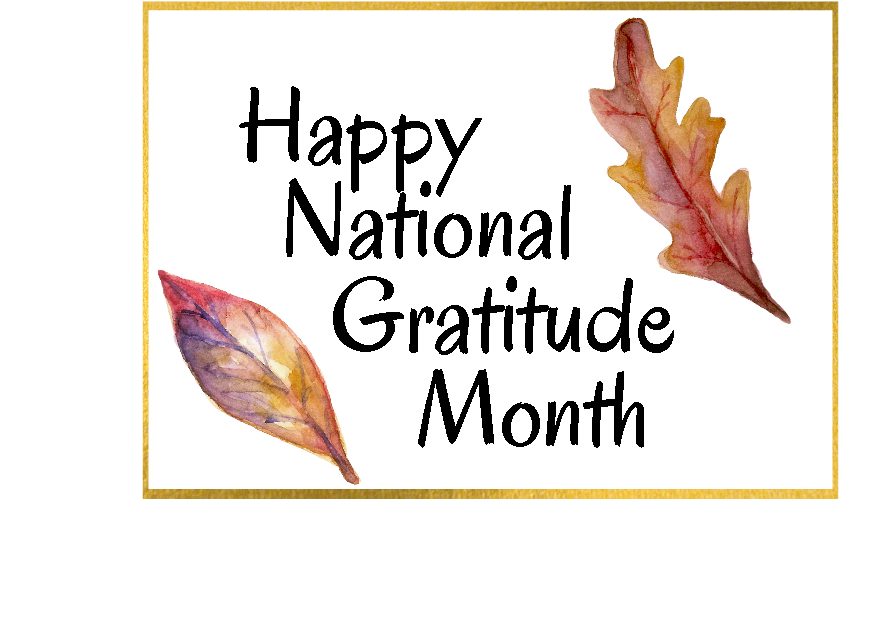 Happy National Gratitude Month pdf