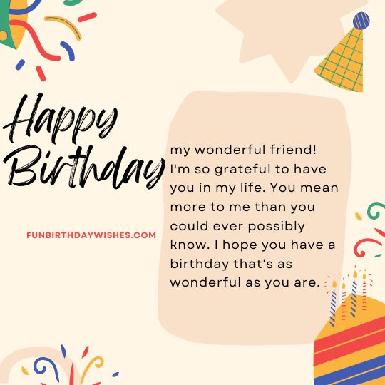 Long Birthday Wishes for Best Friend