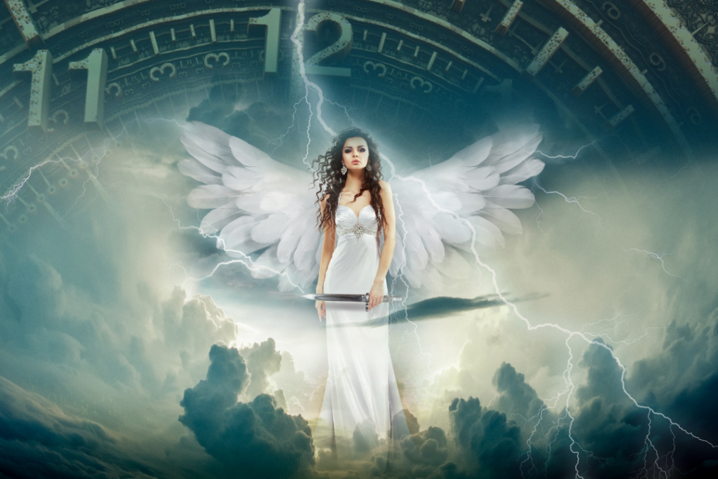 angel protector desde el cielo