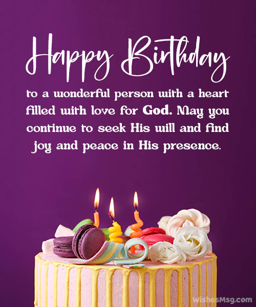 Christian birthday greetings for a friend