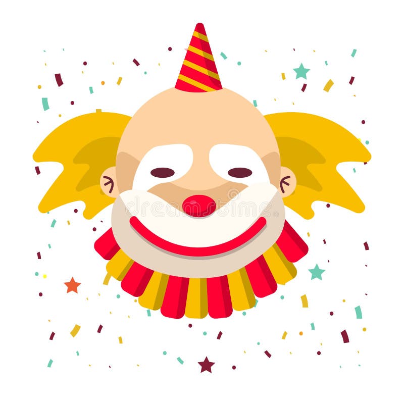 Descubre las imágenes más divertidas para celebrar el Día del Payaso 5 Clown face with party hat and confetti