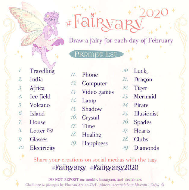 fairyary february art challenge 2020 by pinceau arc en ciel ddp4oyl pre e1610829414637
