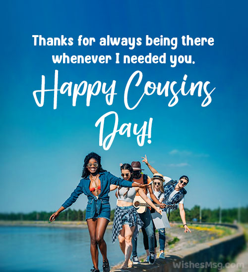 Happy cousins sharing a beautiful image