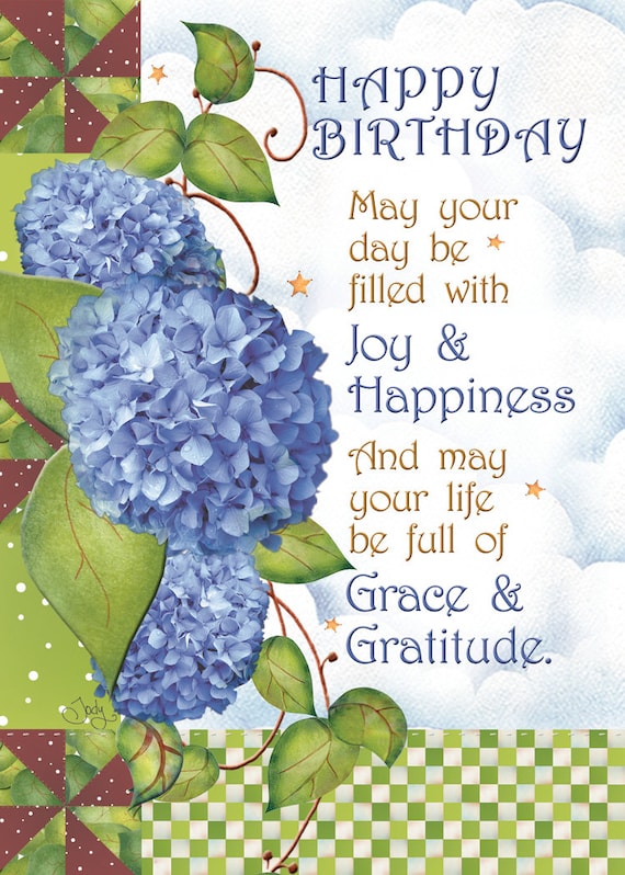 Happy birthday cards and blessings
