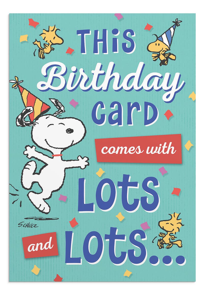 Snoopy birthday cards: find the best ones here