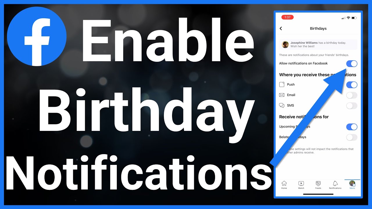 Facebook birthday notifications: Don't miss any celebrations!